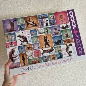 Yoga Cats 1000 piece puzzle